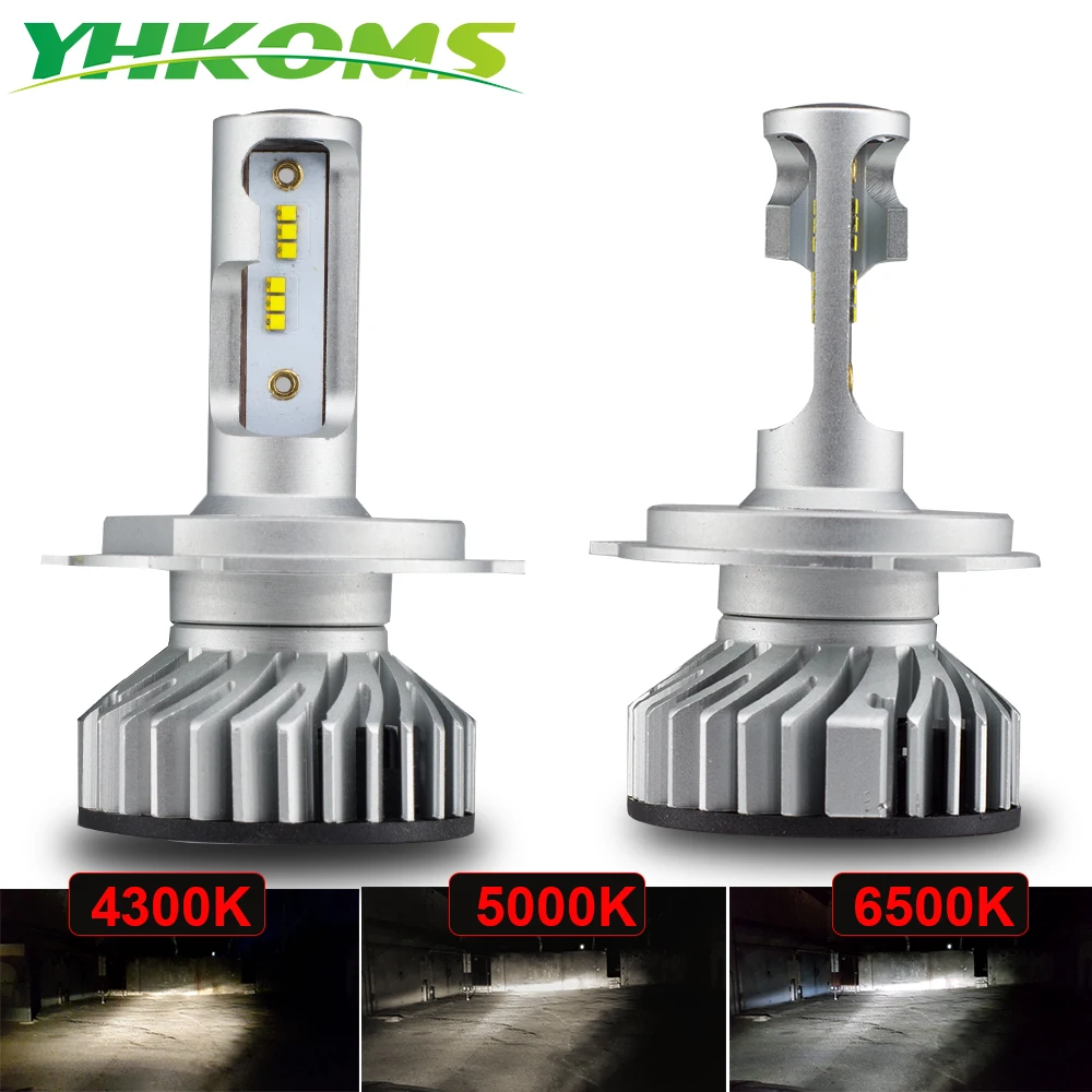 YHKOMS 12000LM H8 H11 Противотуманные фары без ошибок H7 светодиодный canbus H4 светильник H1 H3 H9