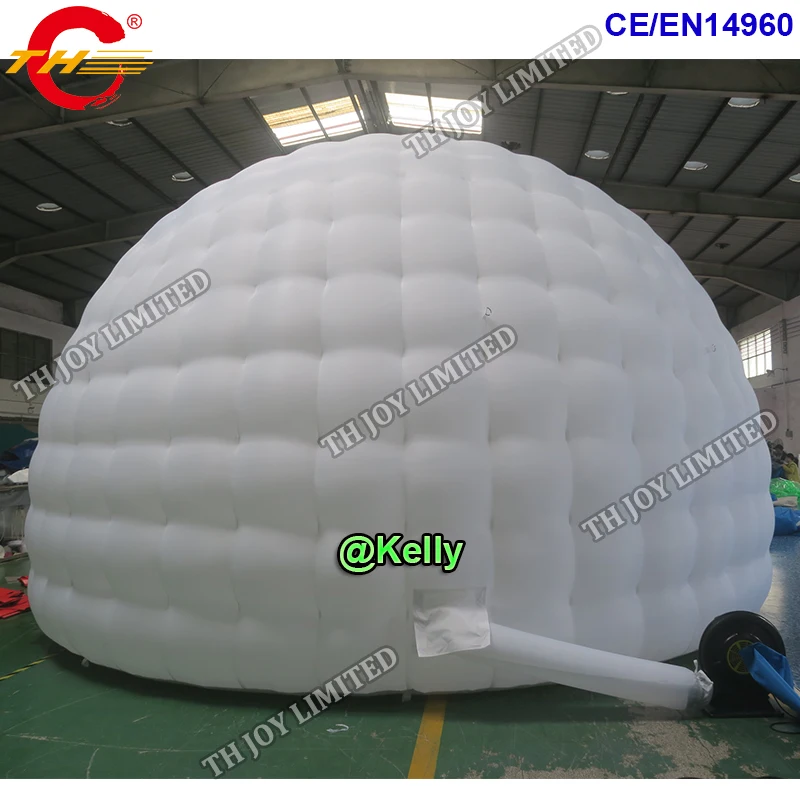 Бесплатная доставка белая надувная купольная палатка коммерческий надувной
