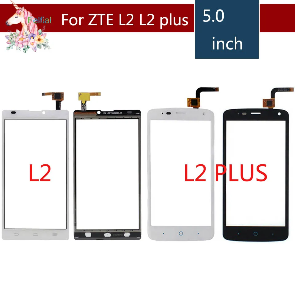 10 шт./лот 5 0 &quotдля ZTE Blade L2 и plus L370 C370 ЖК сенсорный экран дигитайзер Датчик внешняя