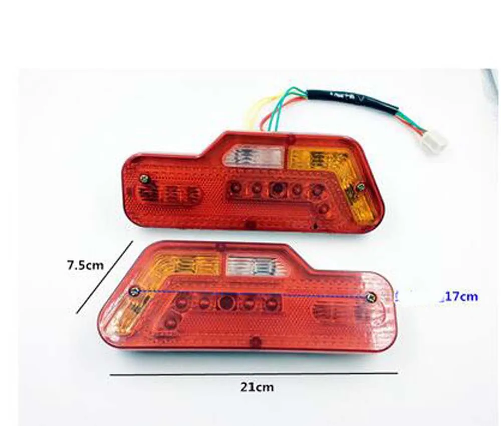 2 шт. Электрический трехколесный велосипед задний фонарь в сборе стоп-сигнал
