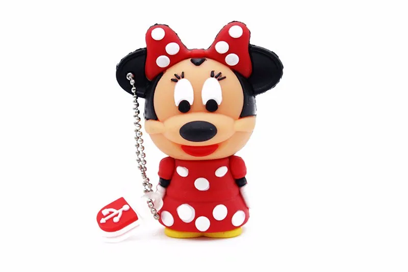 JASTER милый USB флеш-накопитель Минни Маус USB 2,0 флеш-накопитель Миньоны карта памяти Флешка 4 ГБ 8 ГБ 16 ГБ 32 ГБ 64 ГБ подарок