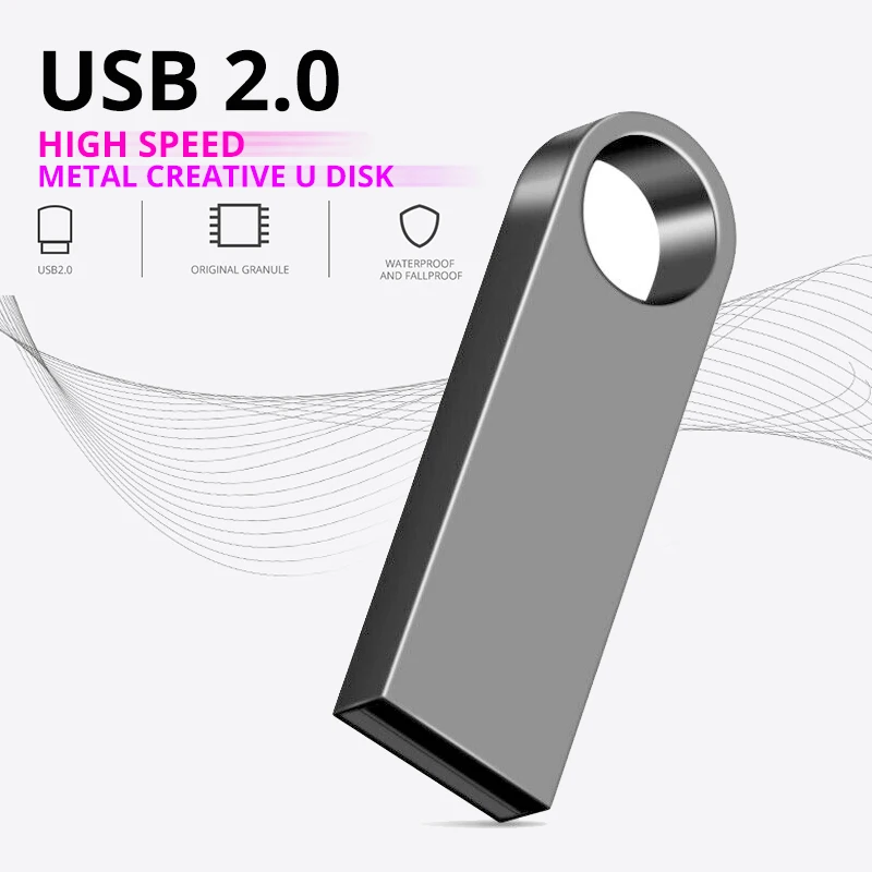 Высокоскоростной металлический USB 32 GB 16 Flash Drive флешки 64 8 128 накопитель Stick|USB