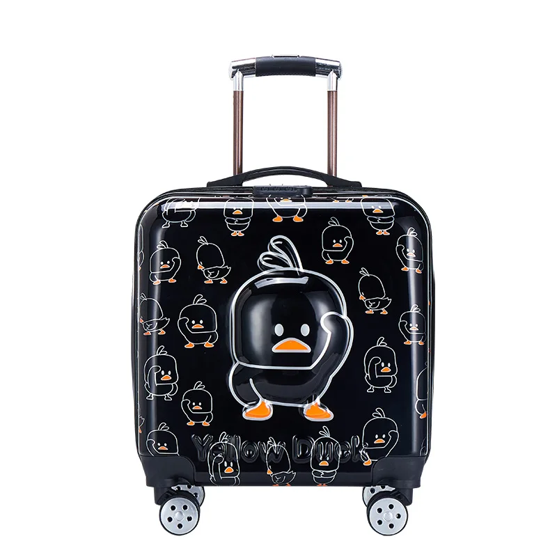 Новый 20 дюймовый детский посадки на шасси 3D мультфильм немой castertrolley чехол Для