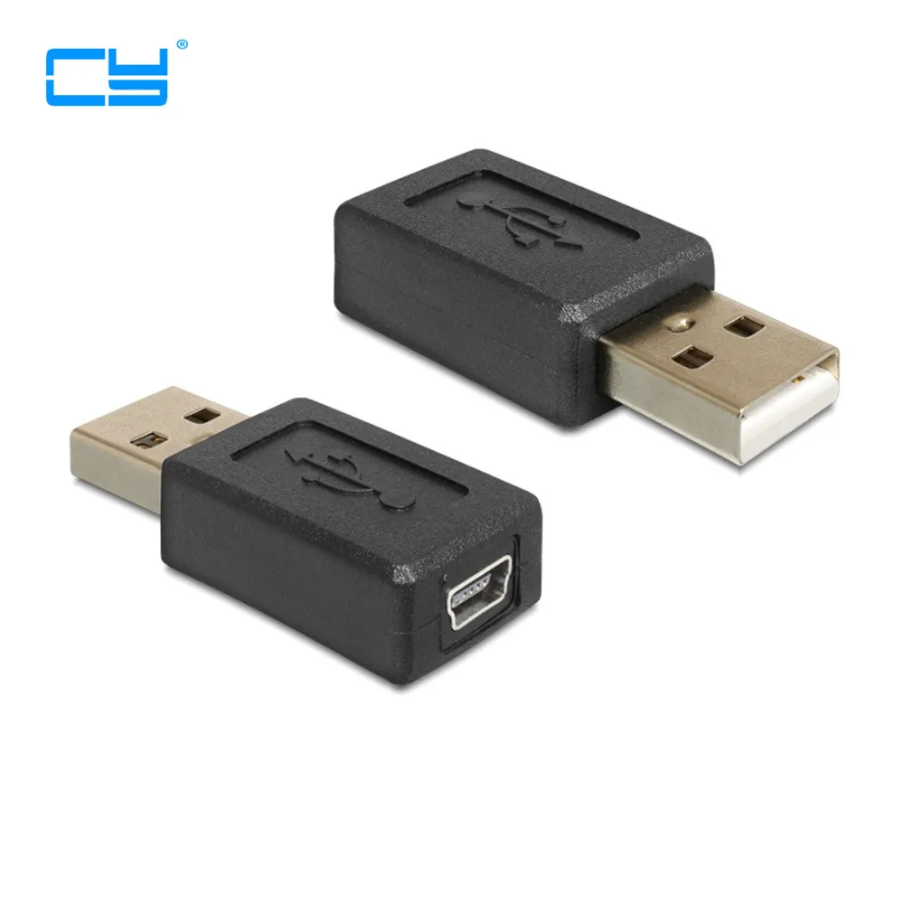 

Высокоскоростной Переходник USB 2,0 штекер-мини USB гнездо Переходник штекер-гнездо классический простой дизайн искусственная кожа!