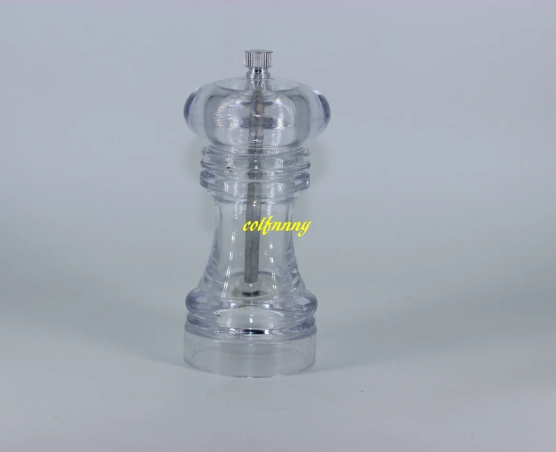 Ручная акриловая мельница для перца прозрачный измельчитель специй и соли 120