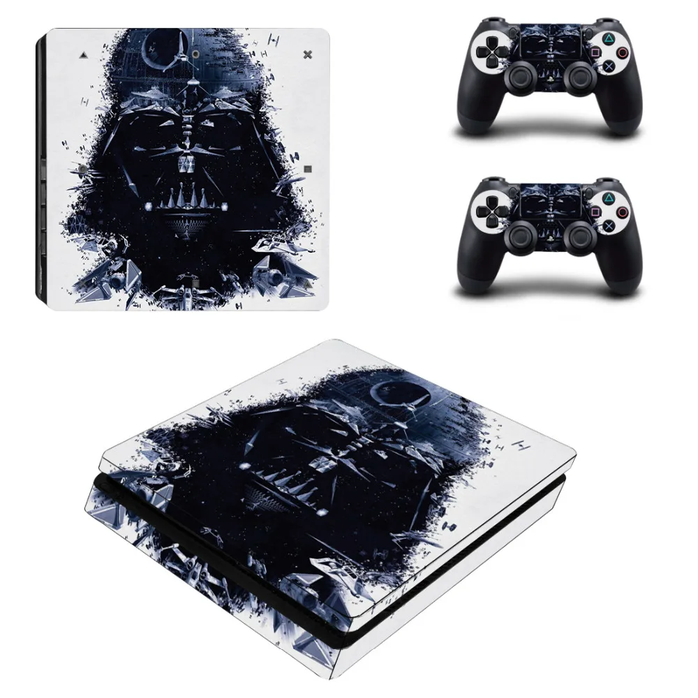 Пленка Звездные войны Дарт Вейдер наклейка PS4 тонкая кожа Наклейка для sony playstation 4 консоль и 2 контроллера PS4 тонкий стикер кожи