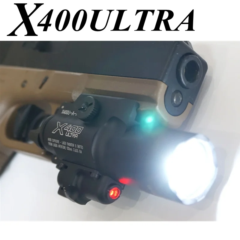 Тактическая X400U X400 ультра оружие легкая красная лазерная указка Мягкая воздушная