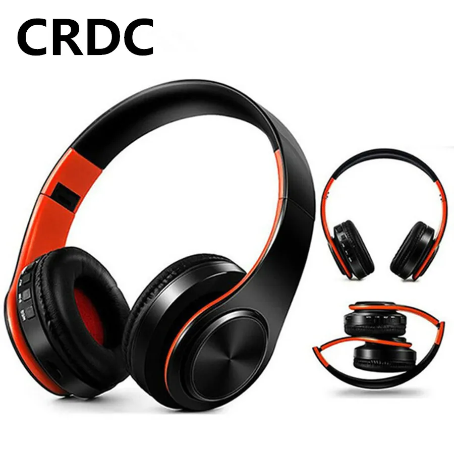 Беспроводные Bluetooth-наушники с микрофоном поддержкой TF-карт и FM-радио |