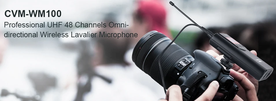 Comica CVM-WS50(H) 6 каналов беспроводной Смартфон микрофон системы ручной микрофон для iPhone samsung huawei мобильных телефонов