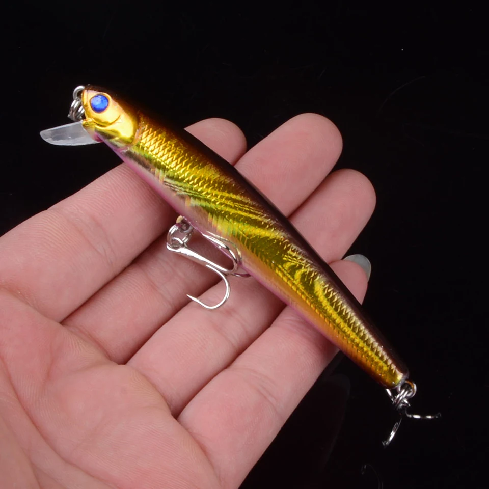 1 шт. 9 5 см 8 г блесна рыболовные приманки 3D глаза воблеры Isca pomer Pesca снасть
