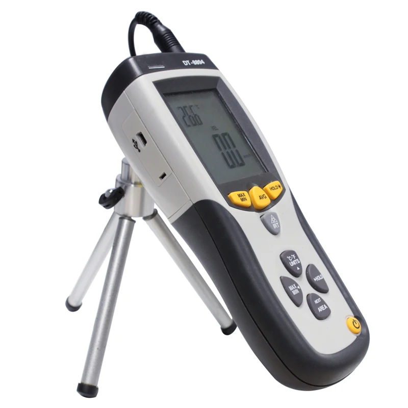 Анемометр для измерения объема воздуха температуры ветра скорости с USB