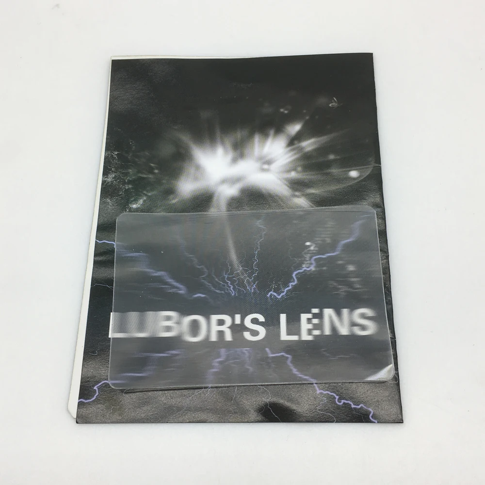 Карточка с линзами LUBORS 1 шт. волшебные трюки маскарадный трюк легко использовать