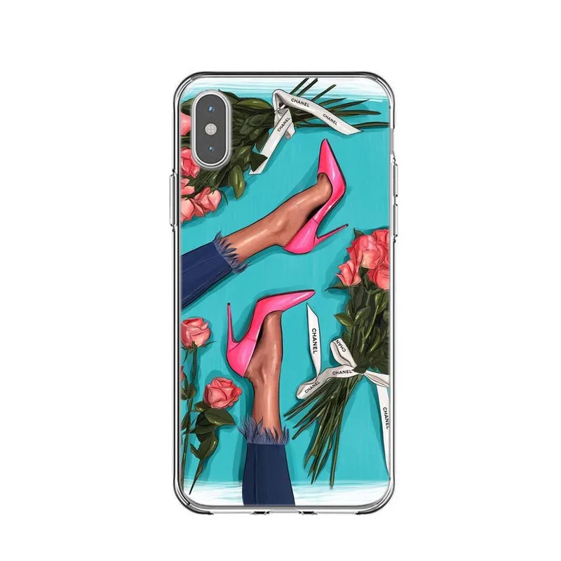 Модный летний дорожный мягкий чехол для телефона iPhone 8 7 6 6S Plus 5S SE X XR XS Max