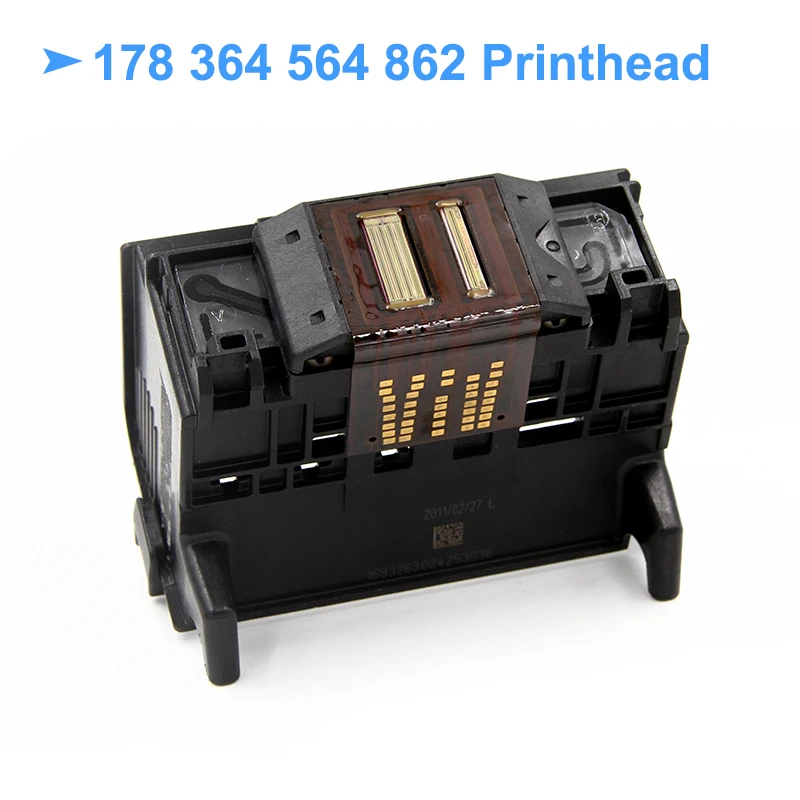 178 364 564 862 564XL 4-слот Печатающая головка для hp 5520 6520 7510 7520 3520 4610 C5388 C6388 D5468 C410d B111g B210A C410d