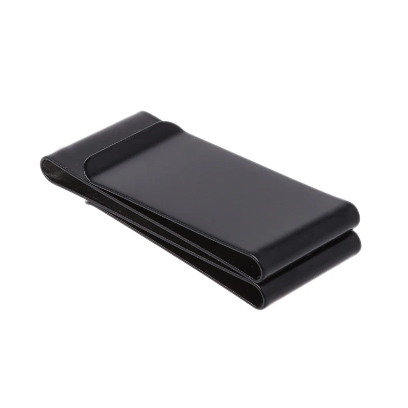 

1pc Useful Stainless Steel Slim Double-sided Money Clip Purse Wallet Credit Card ID Holder