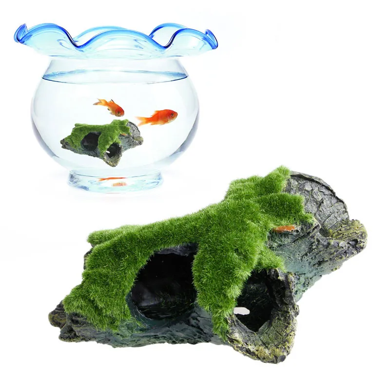 Украшение для аквариума мох рокеры смолы украшения имитация дерева Landscap