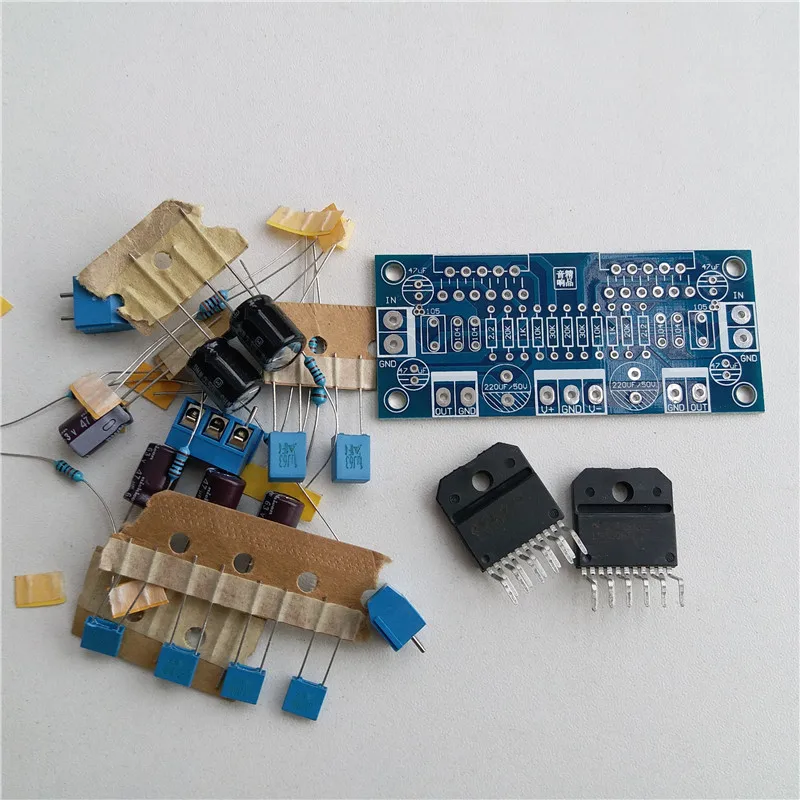 В разобранном виде 2 0 канала Lm3886tf Lm3886 усилитель доска LM3886 комплект электронные diy