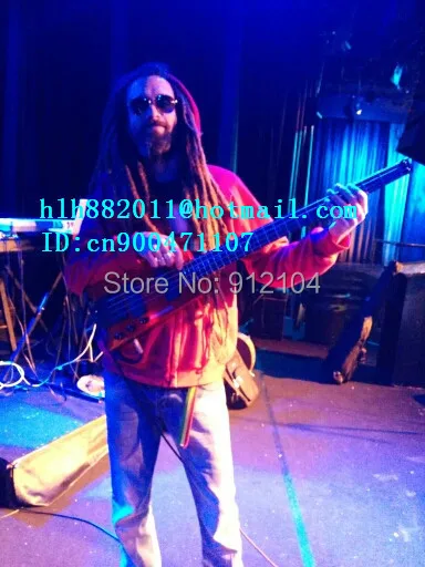 Бесплатная доставка Новый Большой Джон Безголовый электрический бас с корпус из