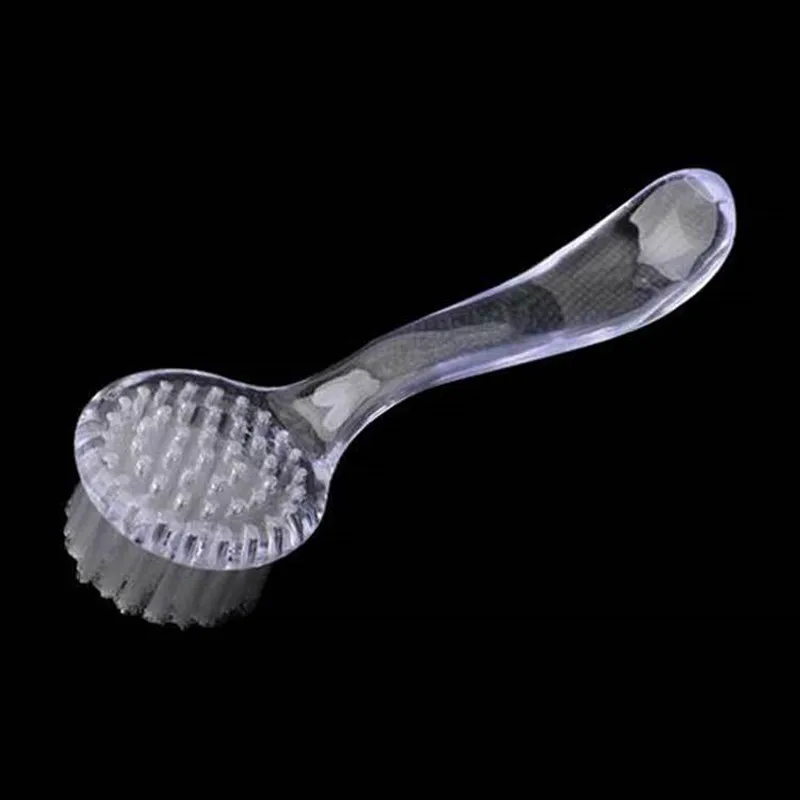 2Pcs Plastic Nail Art Dust Cleaning Brush Round Head Powder Clean Brushes with Cap Pedicure Manicure Tools Random Color | Красота и