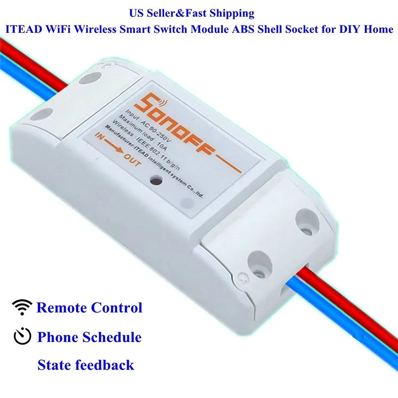 Sonoff Умный дом WiFi дистанционный переключатель синхронизации беспроводной пульт управления для Apple Android DIY умный пульт дистанционного управления модулем