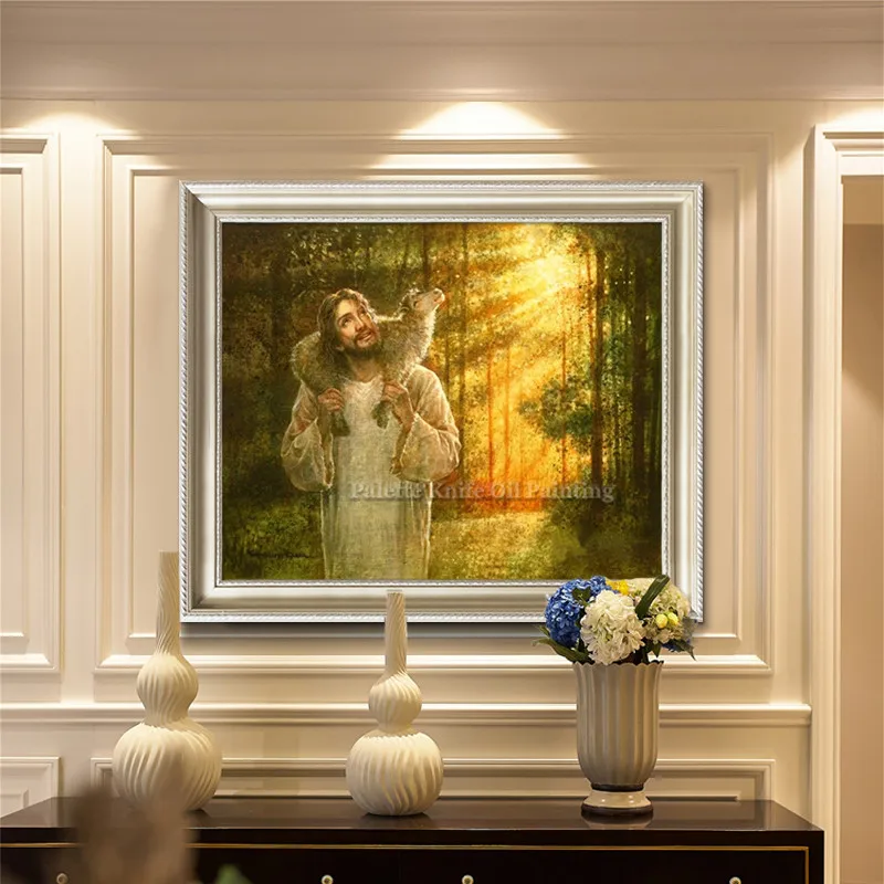 Картина маслом на холсте с принтом Jesus Christ настенные художественные фотографии