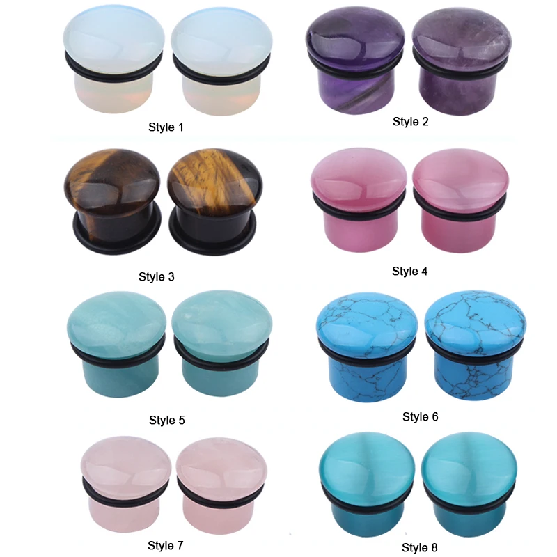 Новинка ушные растяжки и туннели с уплотнительными кольцами 4 м-16 мм из