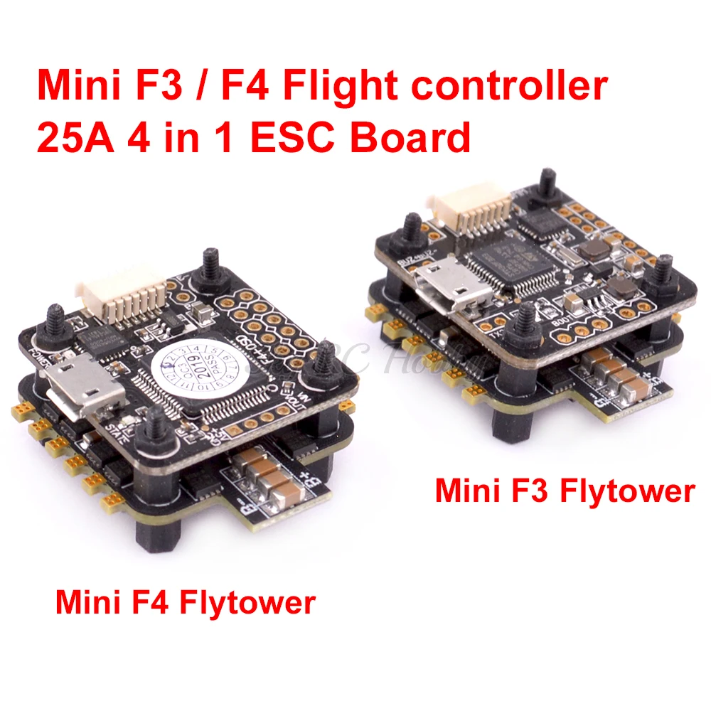 Mini F3 / F4 Flytower управление полетом интегрированный OSD встроенный 5 в 1A BEC 25A 4 1 ESC 2 4S