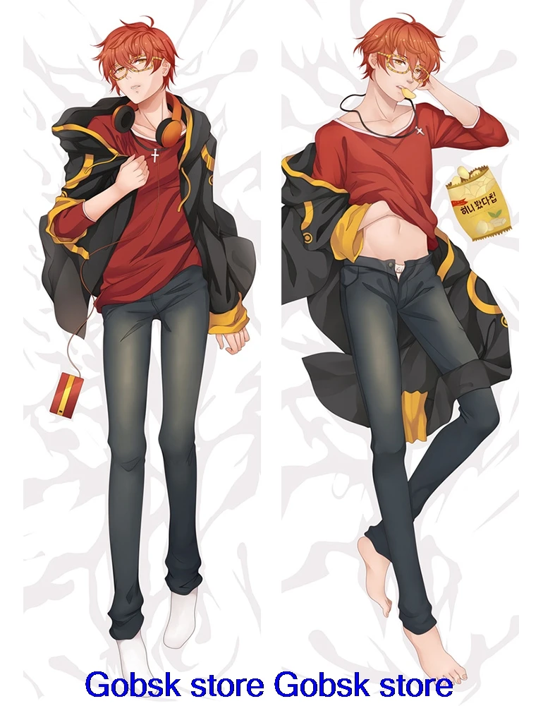 Обувь для косплея; аниме caller id: персонажи Jumin Han& из мультфильма «Холодное сердце» и 707 Dakimakura тела декоративная наволочка для подушки Чехол обниматься тела Чехол