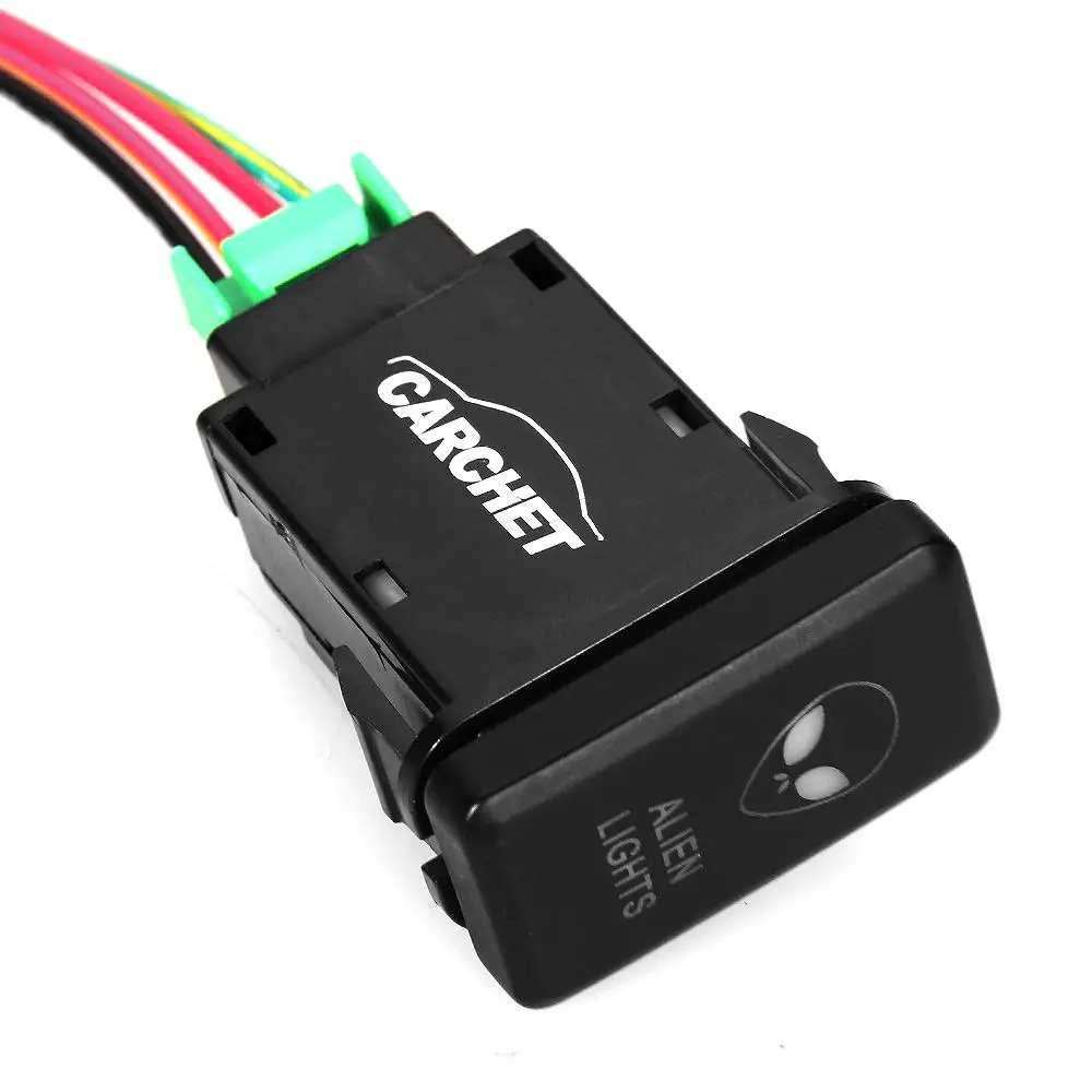 CARCHET Универсальный Синий свет авто Переключатели SPST ВКЛ-ВЫКЛ переключатель 12-24 В