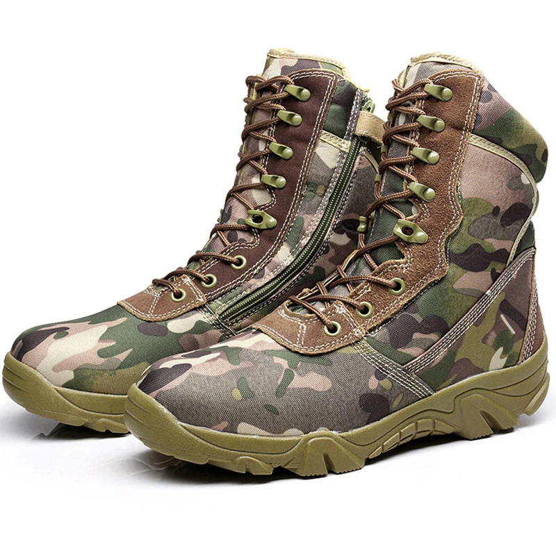 Высокие ботильоны Американский Стиль холст круглый носок на шнуровке Для мужчин