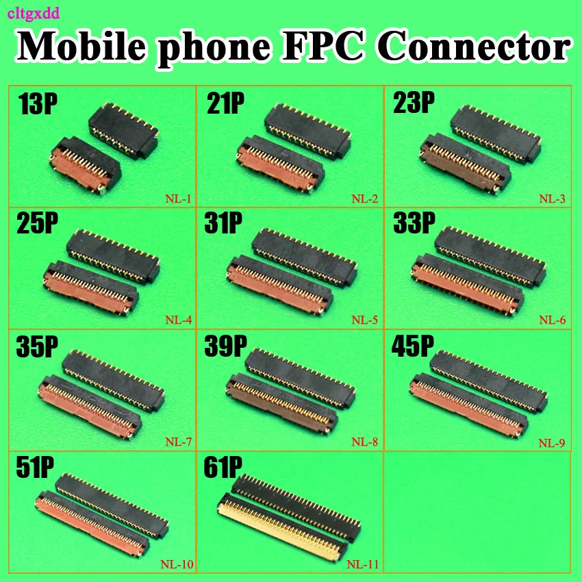 ЖК экран для Xiaomi Redmi note 4 0 3 Pitch 13 15 21 23 33 35 39P 45 51 61 71P FPC коннектор Motorola HTC