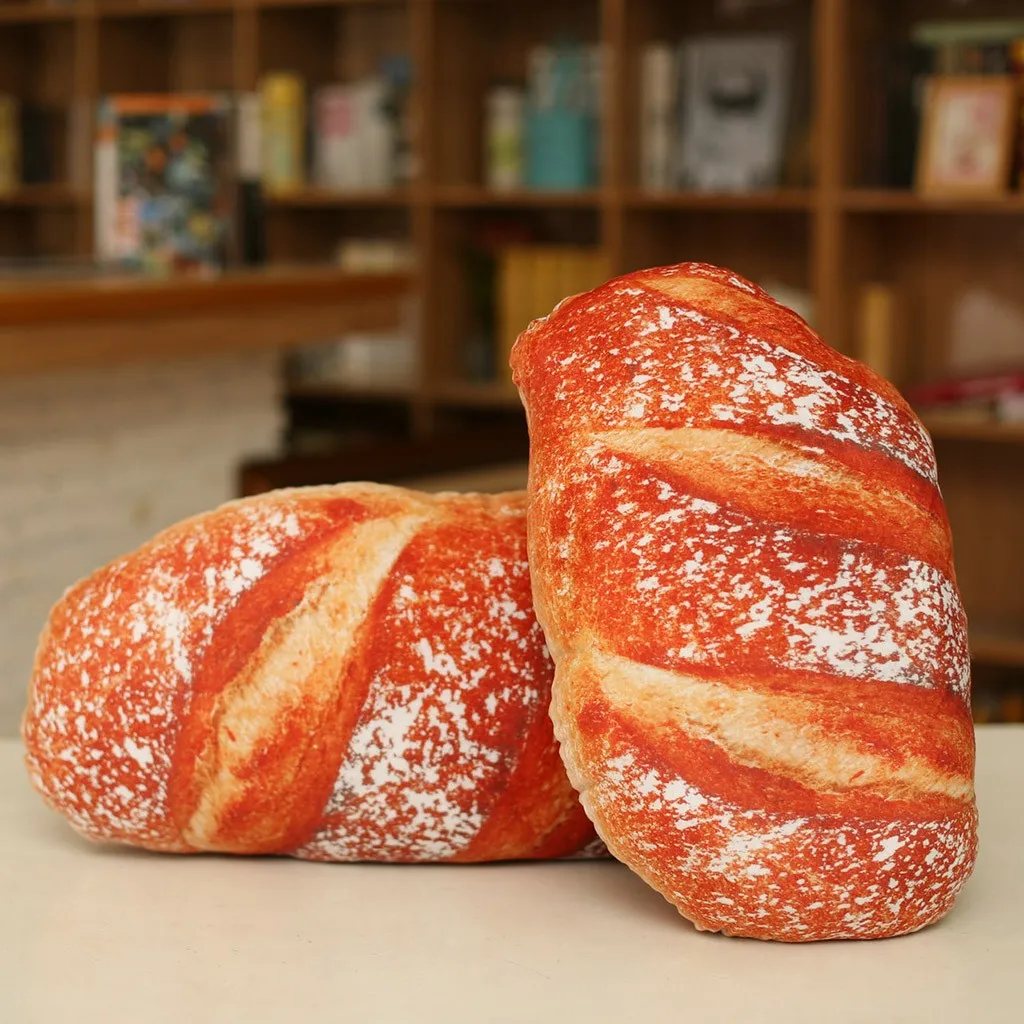 2019 Новый luff 3D имитационный хлеб Форма мягкая подушка для поясничная Подушка