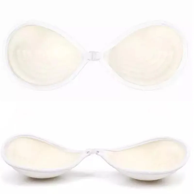 Hot sale lace invisible silicone women bra wedding chest necessary post push up bra underwear women seamless sexy Strapless bras