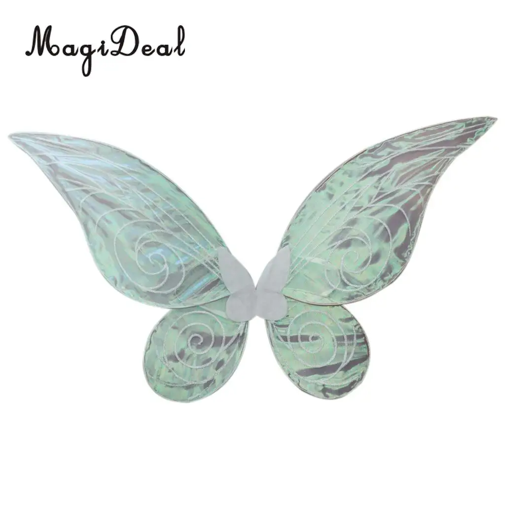 4 MagiDeal, блестящее, меняющее цвет, Бабочка, ангел, сказочное крыло, для детей и взрослых, нарядное платье на Хэллоуин - Цвет: 4