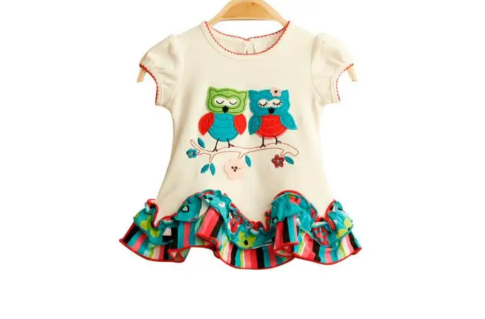 Новинка 2017 модный брендовый наряд для девочек из бутика хлопковые комплекты