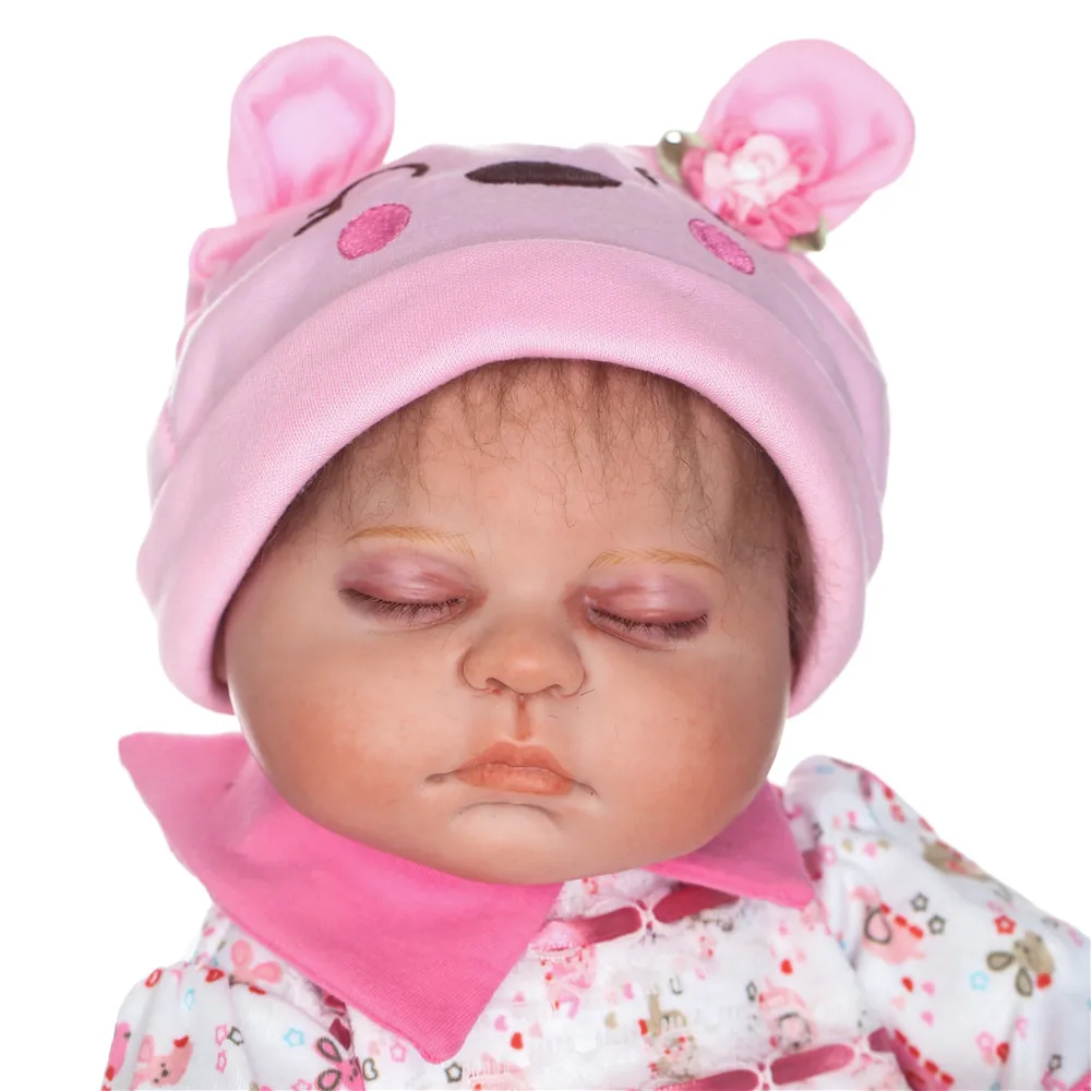 Силиконовая кукла Reborn для девочек 20 дюймов Реалистичная reborn bonecas menina креативный