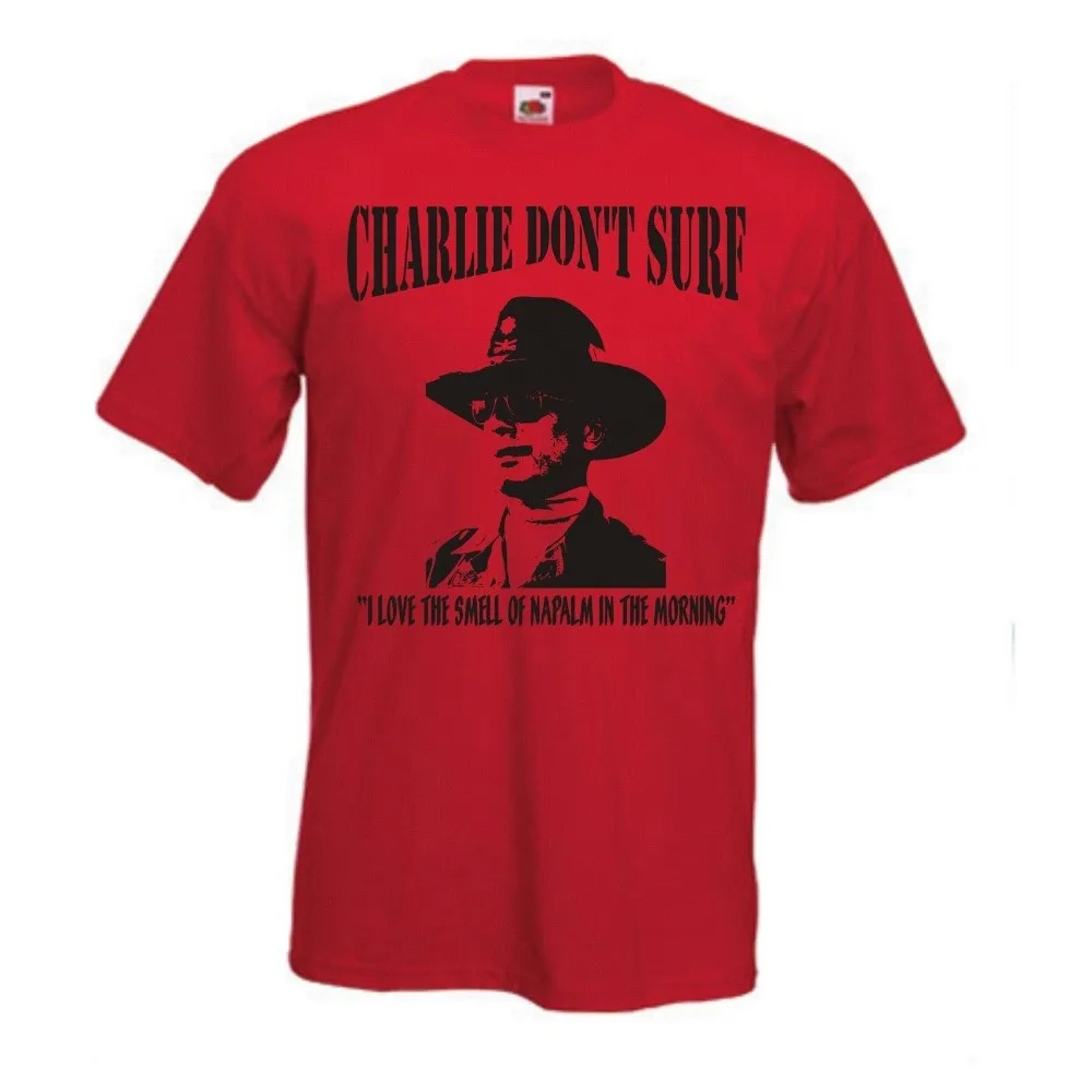 Апокалипсис сейчас футболка Чарли не серфинг культовый фильм Вьетнам Килгор