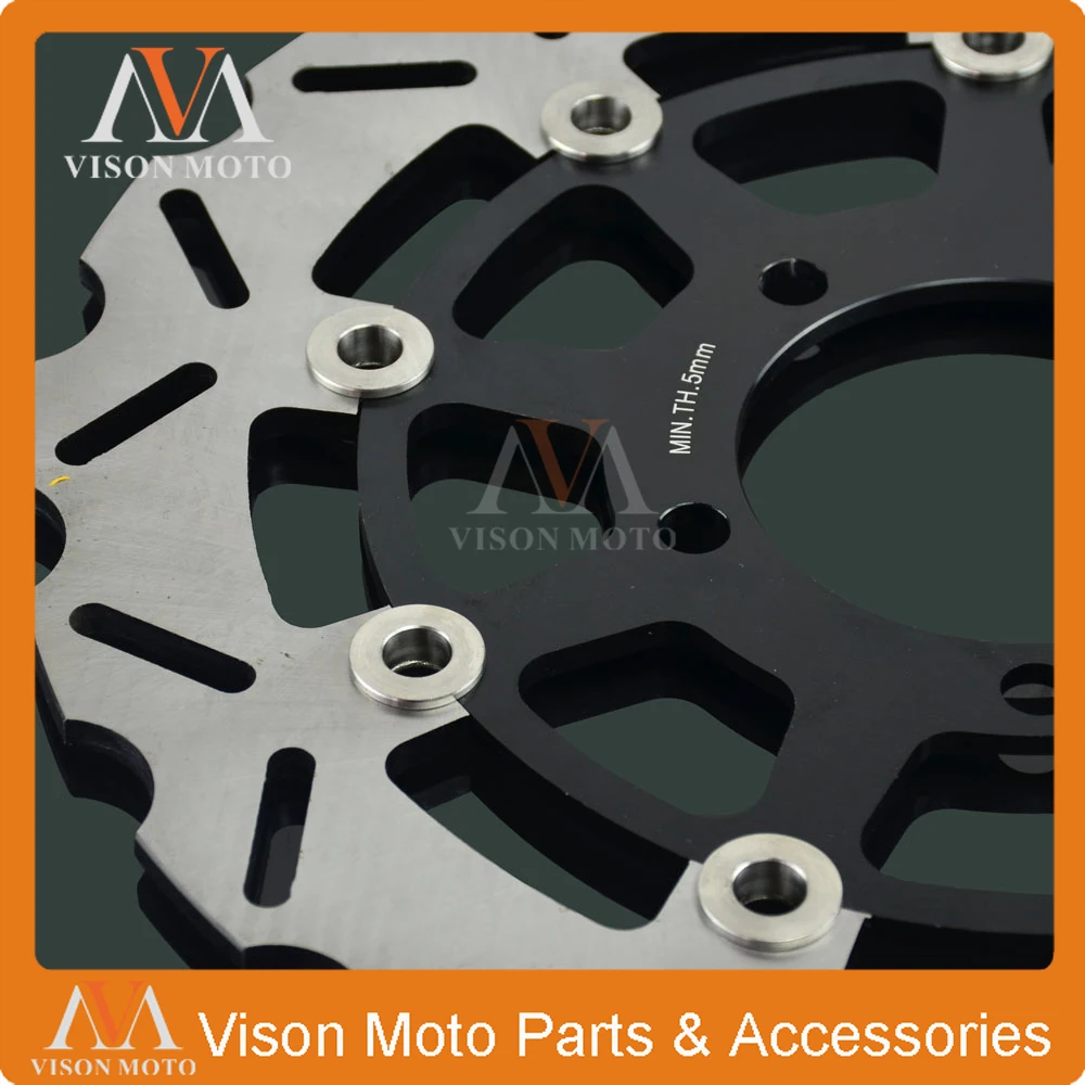 2 шт. передний ротор плавающего тормозного диска для Кавасаки ниндзи ZX6RR ZX600 ZX 600 636