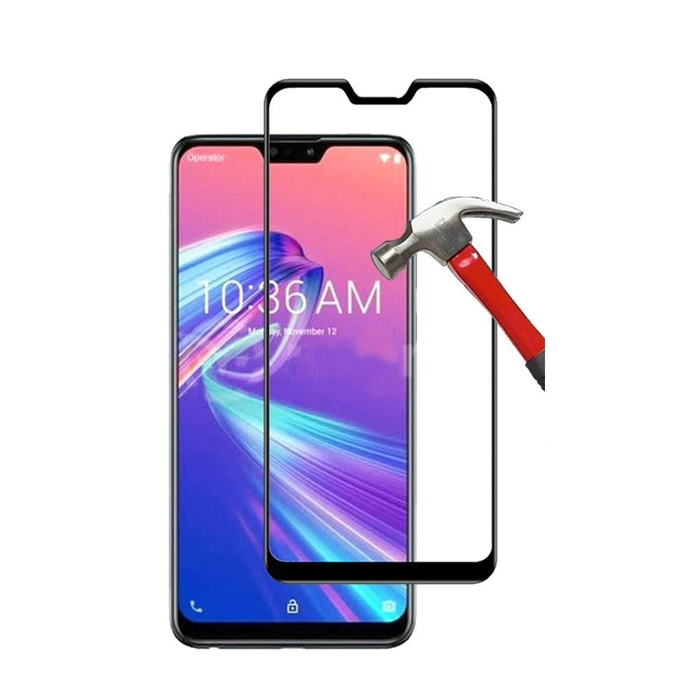 Закаленное стекло для Asus Zenfone Max Pro M2 ZB631KL полное покрытие ZB633KL защита экрана ZB