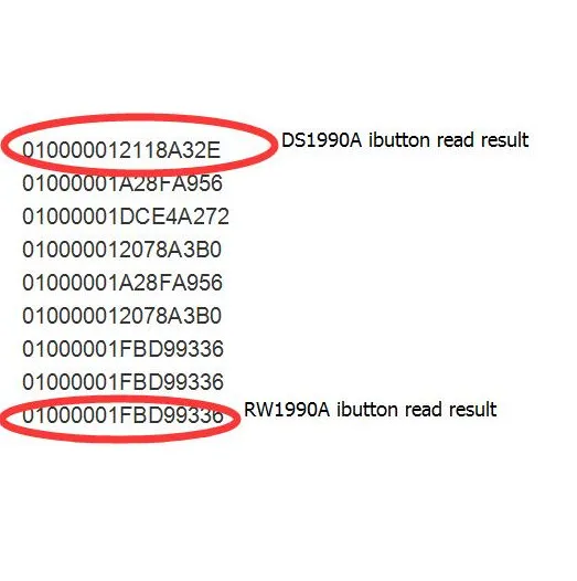 DS1990A TM iButton устройство чтения USB Plug and Play + 5 шт. TM1990A-F5 Key Card | Безопасность и защита