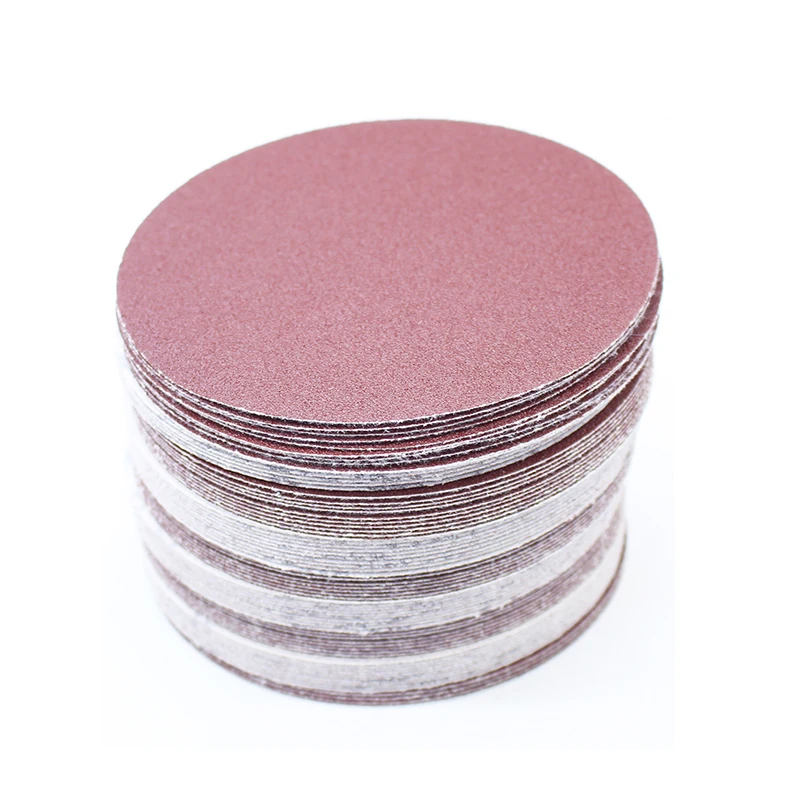 100 шт. 5-дюймовый Круглый шлифовальный диск полировальный лист 60 #-1000 # Grits |