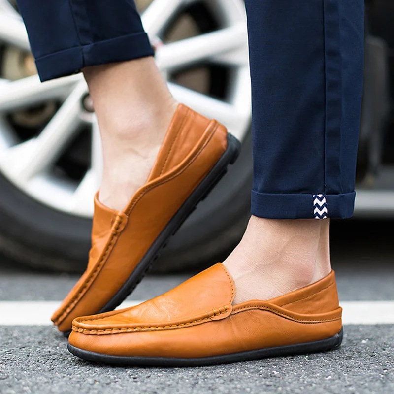 Популярные мужские кожаные туфли из искусственной кожи в итальянском стиле