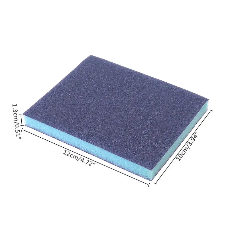 

Grit 100/120/150/180/220 Sponge Sandpaper Polishing Sanding Sponge Block Pad Sandpaper Assorted Abrasive Tools Sanding Discs
