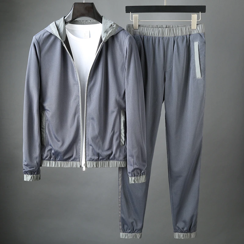 

Мужской спортивный костюм JSBDFashion, с капюшоном, из дышащей сетки