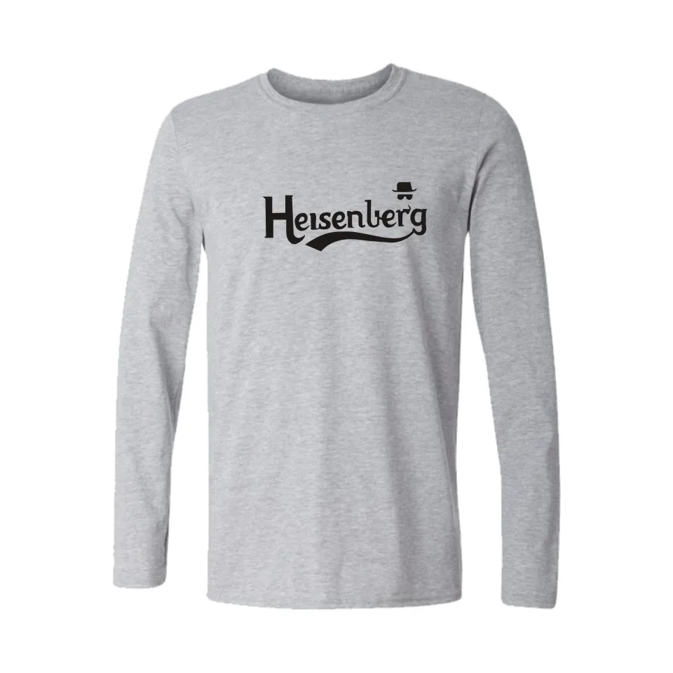 Женская хлопковая футболка с длинным рукавом принтом и Хайзенбергом | одежда
