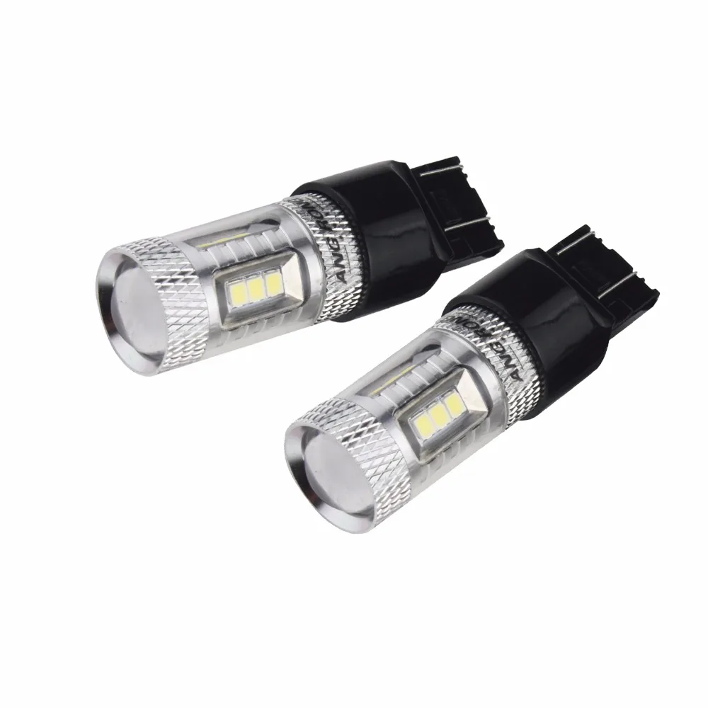 ANGRONG 2 шт 7440 7443 W21/5 W 15W 15 SMD Sidelight обратный сигнал стоп светодиодный свет (CA222x2)|stop led|led