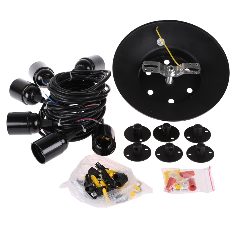 Винтажная Подвесная лампа в скандинавском стиле несколько регулируемых