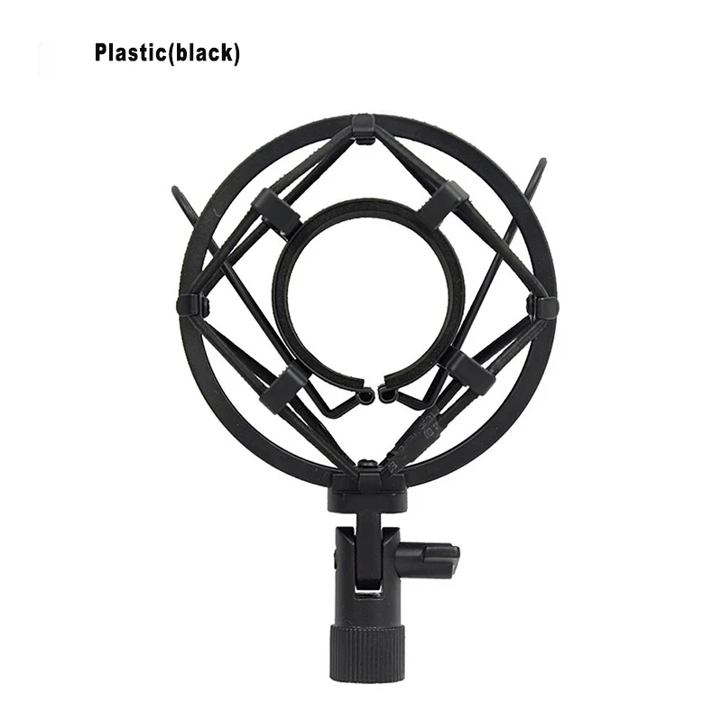 Универсальный держатель для микрофона металлический черный/серебристый |