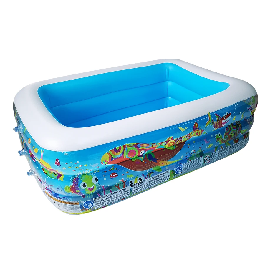 

150 см ПВХ пластиковое прямоугольное Надувное дно Детская Надувная ванна для бассейна изоляция детский бассейн для шаров