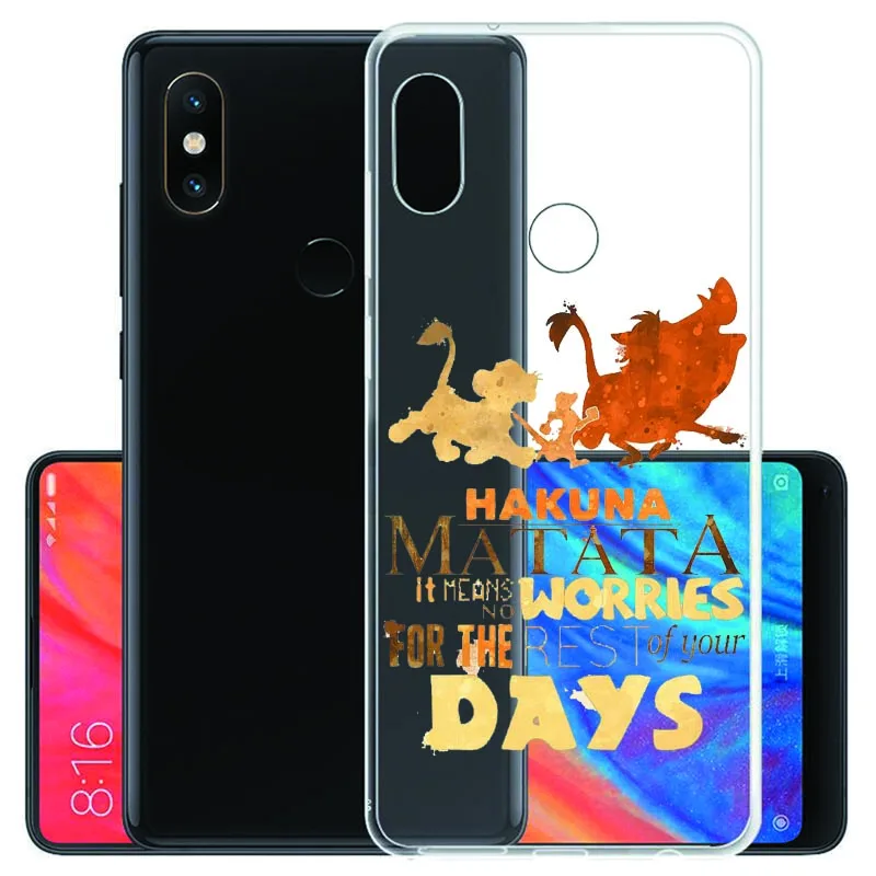 Чехол Lion King Pumba Hakuna Matata из мягкого ТПУ для Xiaomi Mi 9T Redmi NOTE5A NOTE5 Pro Xiao mi 8 SE | Мобильные